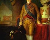 弗拉基米尔 波罗维科夫斯基 : Portrait of Prince A. B. Kurakin